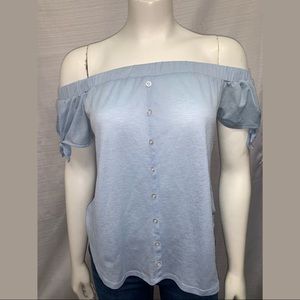 No Comment Off-Shoulder Top